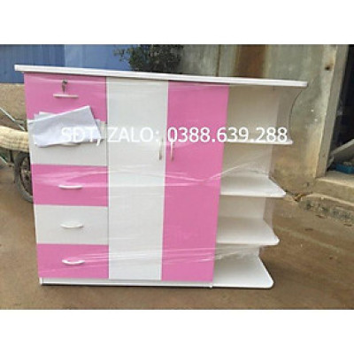 Tủ nhựa đài loan có kệ trang trí tiện lợi Hà nội