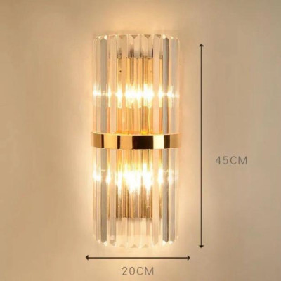 Đèn tường Ca Sỹ Pha Lê cao cấp, đèn dán tường phale, đèn trang trí, đèn decor DT