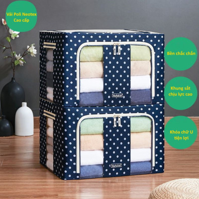 Bộ 3 Túi Đựng Chăn Màn Khung Sắt Gấp Gọn miDoctor (CÓ CHỌN MÀU)
