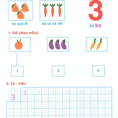 Bé Vui Vào Lớp 1 - Bé Làm Quen Với Toán (Quyển 2)