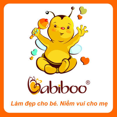 Bộ sơ sinh 100% Cotton cổ tim ngắn viền màu BABIBOO - BBC15