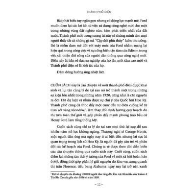 Sách - Thành Phố Điện - Giải Mã Lịch Sử Về Miền Đất Không Tưởng Của Ford Và Edison - Tân Việt Books
