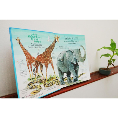 Sách - Big Book Of Big Animals - Cuốn Sách Khổng Lồ Về Các Loài Động Vật Khổng Lồ - Đinh Tị Books