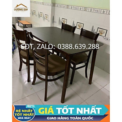 (Freeship) Bộ bàn ăn gia đình 4 ghế dài 1m2 giá rẻ chưa từng thấy