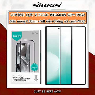 Miếng dán kính cường lực không viền màn hình cho Samsung Galaxy Fold 7 5G hiệu Nillkin H+ Pro - Phủ Nano, vát cạnh 2.5D, mỏng 0.2mm, Chống Lóa, Hạn Chế Vân Tay - Hàng nhập khẩu