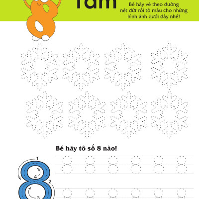Sách - Rèn Luyện Kỹ Năng Cầm Bút Cho Trẻ - Tô Nét Số Đếm