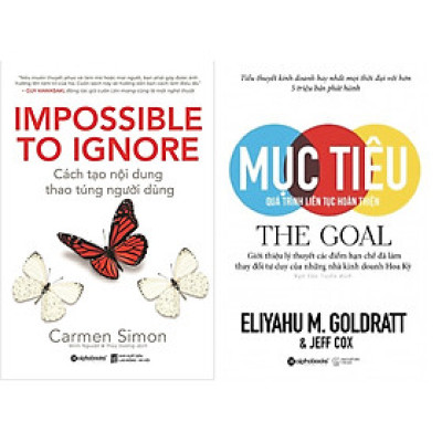 Combo Sách - Mục Tiêu: Quá Trình Liên Tục Hoàn Thiện + Cách Tạo Nội Dung Thao Túng Người Dùng