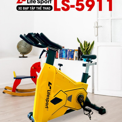 Xe Đạp Tập Thể Dục Lifesport LS-5911, Xe Đap Thể Dục Với Kiểu Dáng Hiện Đại, Nhiều Màu Sắc, Nổi Bật, Thanh Lịch