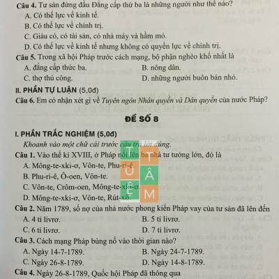 Sách - Đề kiểm tra đánh giá Lịch sử 8 (Kết nối tri thức với cuộc sống)
