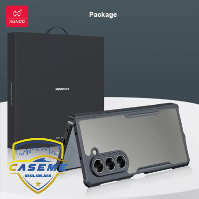 Ốp Lưng Chống Sốc XUNDD Dành Cho Samsung Galaxy Z Fold7 – Lưng Trong Suốt, Viền TPU Mềm - Hàng Chính Hãng