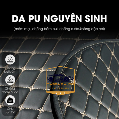 [FORD ECOSPORT] Thảm Trải Sàn, Lót Sàn Ô Tô 5D 6D Thiết Kế Theo Xe FORD ECOSPORT 2018 Chống Nước, Không Mùi - MẪU Ô VUÔNG - Hàng Chính Hãng