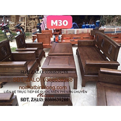 Bàn ghế Hoàng Cung gỗ sồi