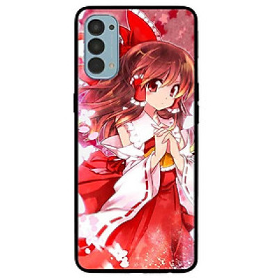 Ốp lưng dành cho Oppo Reno 4 mẫu Cô Gái Đỏ