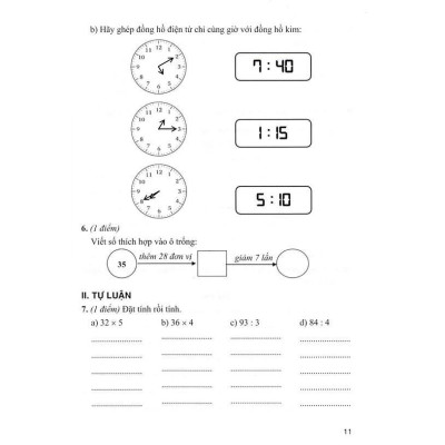 Sách - Bộ Đề Kiểm Tra Môn Toán Lớp 3 - Dùng Kèm SGK Kết Nối - Lê Thị Nương - Hồng Ân