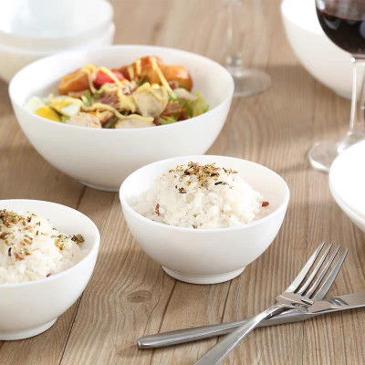 Bộ bát đĩa (tô, chén, dĩa) Luminarc Diwali thủy tinh 14 chi tiết, dùng lò vi sóng, máy rửa bát - DW14B