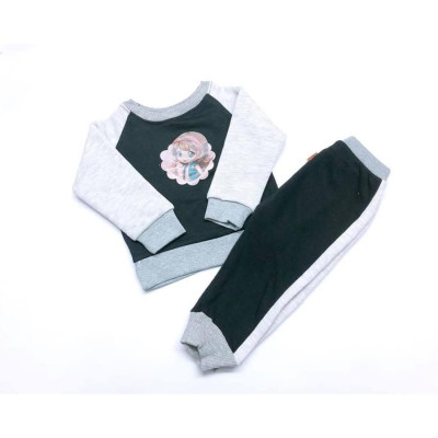 Quần phối sọc dài nỉ bông cotton BABIBOO - BB100