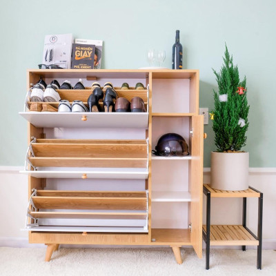 TỦ GIÀY 3 MÀU OHAHA ( 002)