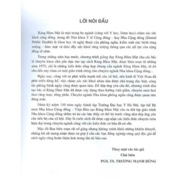 Sách - Nha Khoa Cộng Đồng - Tập 1 Dùng Cho Sinh Viên Răng Hàm Mặt (DN)