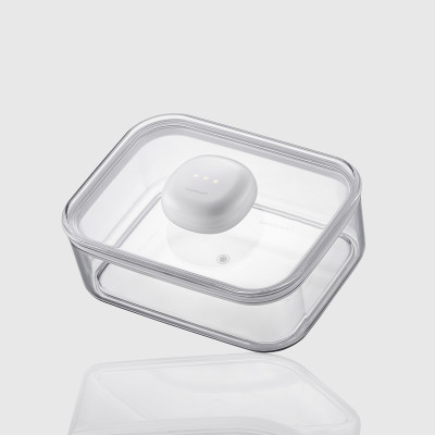 Bộ Máy Hút Chân Không Và Hộp Bảo Quản Thực Phẩm LocknLock 7 Món LVC401S7, Hàng Chính Hãng - JoyMall