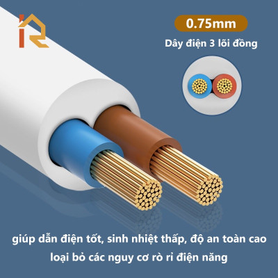  Phích cắm điện, Ổ cắm điện Tiêu chuẩn, Chống Cháy Chịu Nhiệt Cao phích cắm điện Ba mắt Phích cắm Trailer 7 cách 2 USB sạc Cáp 3 mét 5 mét Cáp dày 100%