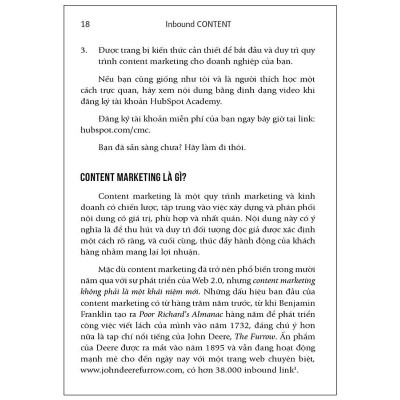 Sách - Inbound Content - Xây Dựng Chiến Lược Nội Dung Theo Phương Thức Inbound - First News