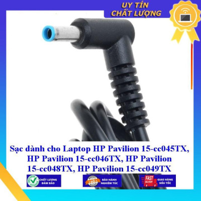Sạc dùng cho Laptop HP Pavilion 15-cc045TX HP Pavilion 15-cc046TX HP Pavilion 15-cc048TX HP Pavilion 15-cc049TX - Hàng Nhập Khẩu New Seal
