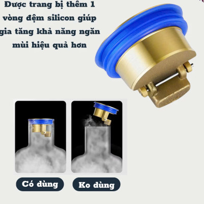 COMBO 2 Cái Nắp Đậy Cống Thoát Nước Nhà Tắm Bằng Đồng – Ngăn Mùi, Chống Côn Trùng Hiệu Quả