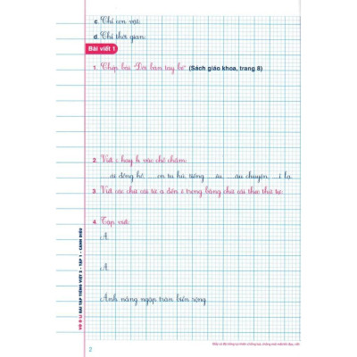 Sách - Vở Ô Li Bài Tập Tiếng Việt Lớp 2 - Tập 1 - Bám Sát SGK Cánh Diều - Hồng Ân