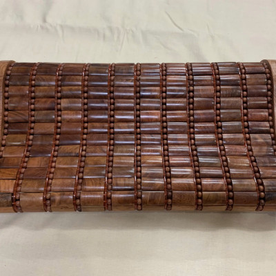 Gối Công Thái Học , Gối Hạt Gỗ Cao Cấp - Kích Thước 36cmx24cmx8/4cm ( video , hình thật )