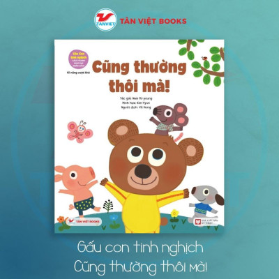 Sách - Gấu Con Tinh Nghịch - Chọn Lẻ Nhiều Chủ Đề - Nam Mi-young & Kim-Huyn - Tân Việt Books