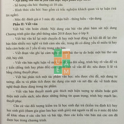 Sách - Hướng dẫn làm bài kiểm tra định kì, đề giao lưu học sinh giỏi Ngữ Văn 8