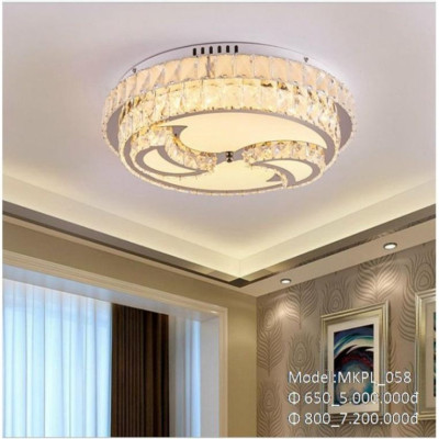 MKPL 057-063, Đèn mâm áp trần phale chuẩn K9 tô điểm phòng khách, đèn tô điểm trần hiện đại DT