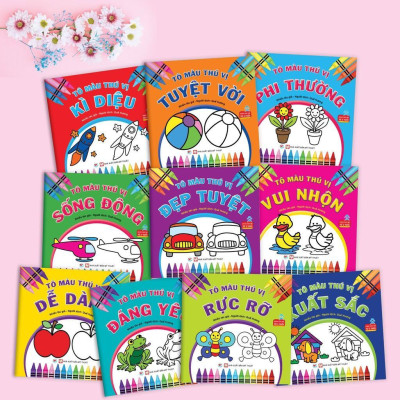 Sách Tô Màu Thú Vị Sống Động - Tân Việt Books