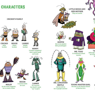 Truyện Tranh tiếng Anh - Adventures Of Crickid - Tập 1 Và Tập 2
