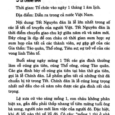 Lễ Tết 365 Ngày