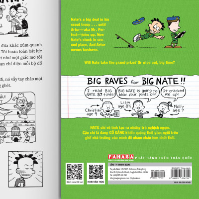 Truyện tranh Big Nate: On a Roll - Tập 3: Trúng mánh - Bản tiếng Việt