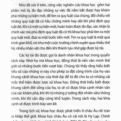 Danh Nhân Khoa Học Và Lược Sử Khoa Học Thế Giới - Quyển 1: Từ Thời Cổ Đại Đến Cuối Thế Kỷ Thứ 18