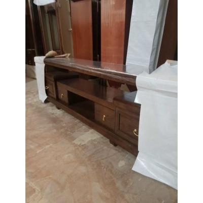 kệ nhật sồi sơn màu óc chó và hương vàng dài từ 1m2 đến 2m2