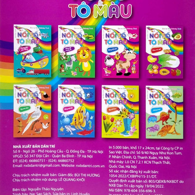 Dot To Dot Coloring Book - Nối Số & Tô Màu - Rau, Củ, Quả