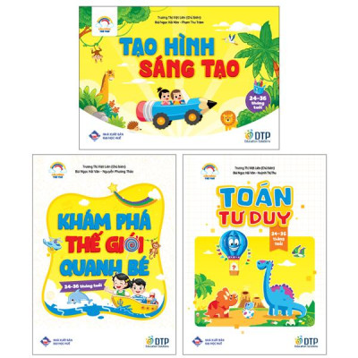 Sách - Bộ Sách Cầu Vồng Trẻ Thơ - Dành Cho Trẻ 24-36 Tháng Tuổi (Bộ 3 Quyển)