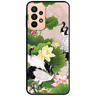 Ốp lưng dành cho Samsung A13 4G mẫu Sen Và Hạc