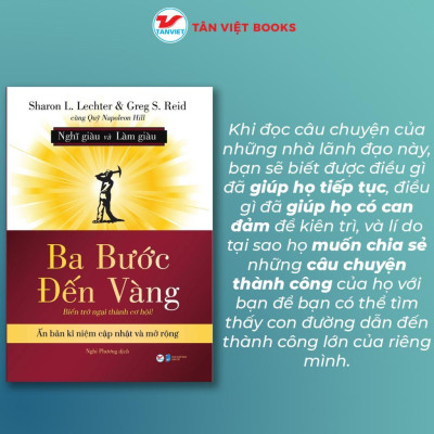 Sách - Ba Bước Đến Vàng - Biến Trở Ngại Thành Cơ Hội - Tân Việt Books
