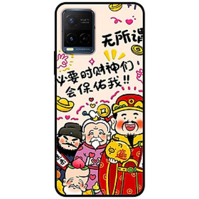 Ốp lưng cho Vivo Y12s - Y20 - Y20s - Y21 - Y21s - Y33 - Y33T - Ba Ông May Mắn - Hàng Chính Hãng
