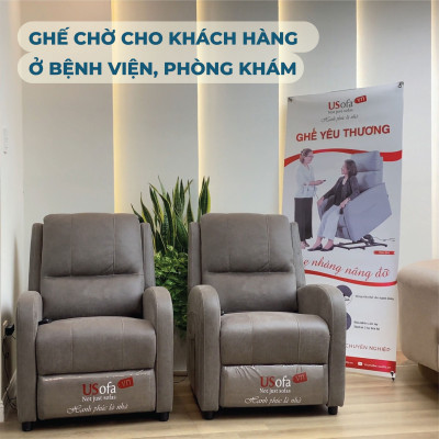 Ghế chăm sóc sức khỏe | Ghế sofa Bọc Da Massage Thư Giãn dòng Ghế Yêu Thương Collection GYT của USofa