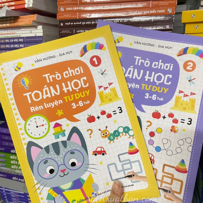 Sách Trò Chơi Toán Học Rèn Luyện Tư Duy 3-6 Tuổi Quyển 1