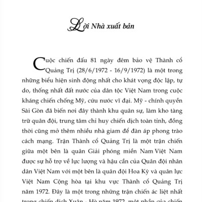Sách - Hồi Ức Quảng Trị