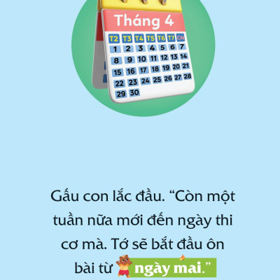 Sách Truyện Tranh Song Ngữ Việt Anh Cho Bé - Chưa Học Bài Xong Đừng Đi Chơi Nhé
