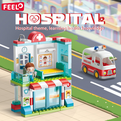 FEELO - 42021 - Lắp Ráp Bệnh Viện (76 Chi Tiết)