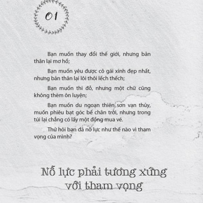 Không Nỗ Lực Đừng Tham Vọng (Tái Bản 2023)