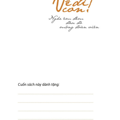 Về Đi Con - Nghe Êm Đềm Đâu Đó Mộng Đoàn Viên